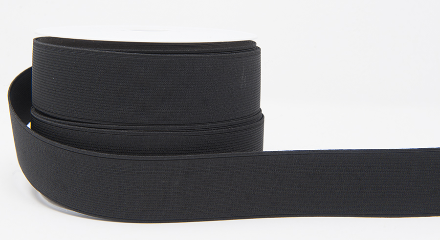 40mm Elastic Black